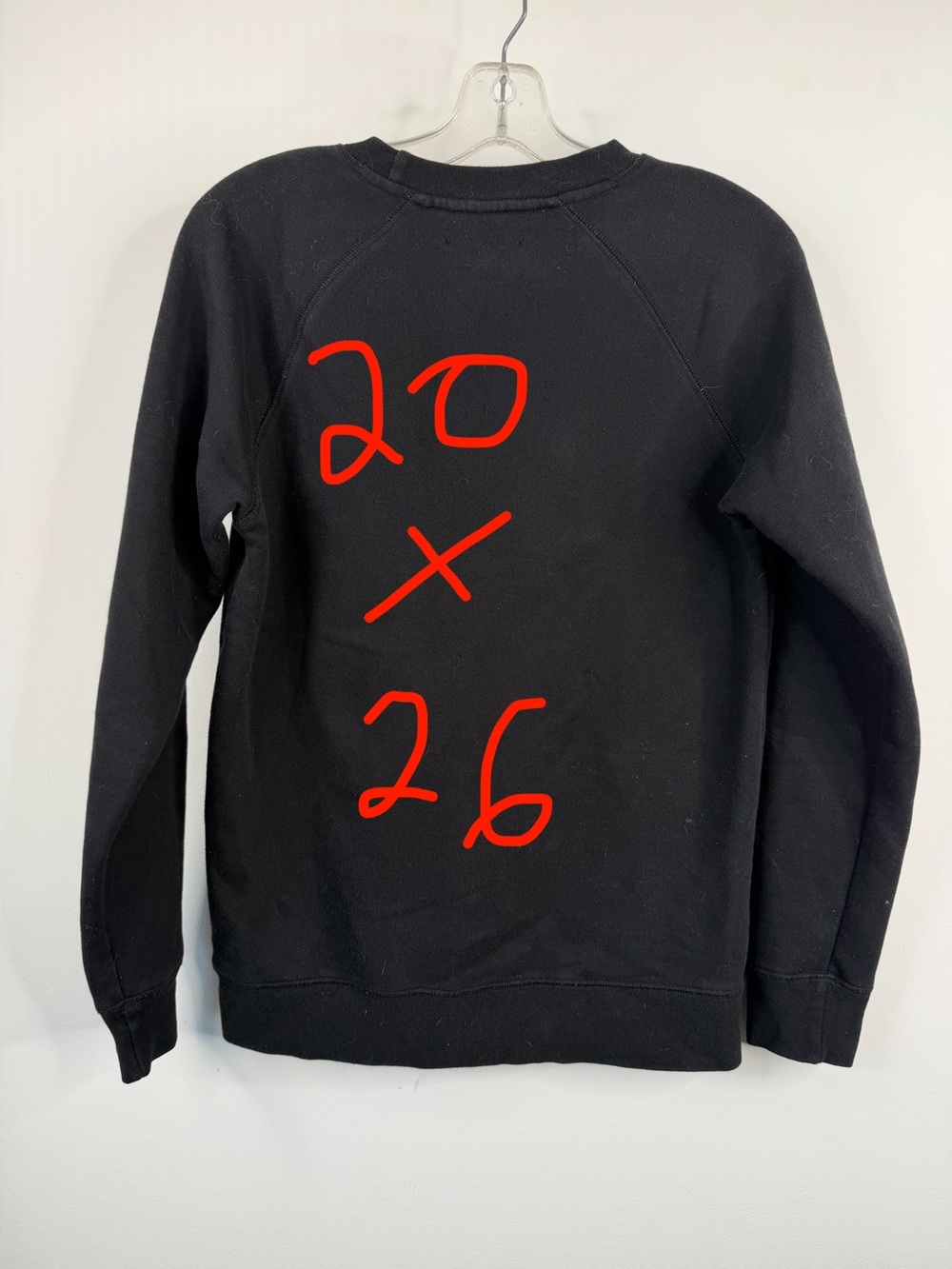 Brunette The Label “BRUNETTE” Crewneck Sweatshirt Black Oversized XS/S - Picture 7 of 9